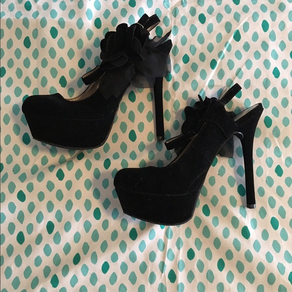 Black heels