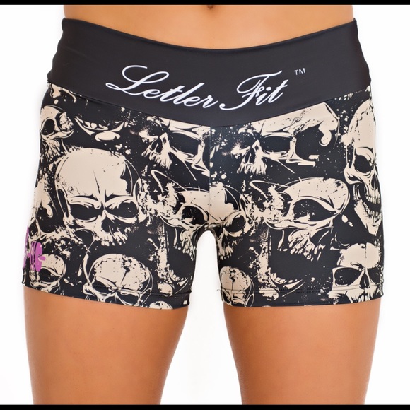 LetlerFit Skull Shorts