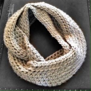 Cream Infinity Scarf