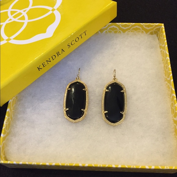 Black Kendra Scott Earrings
