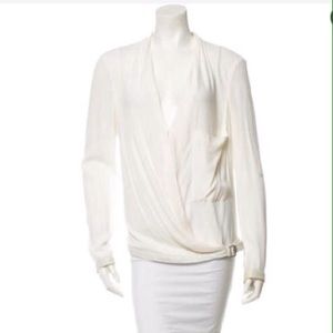 Helmut Lang Draped Blouse