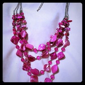 Pink necklace