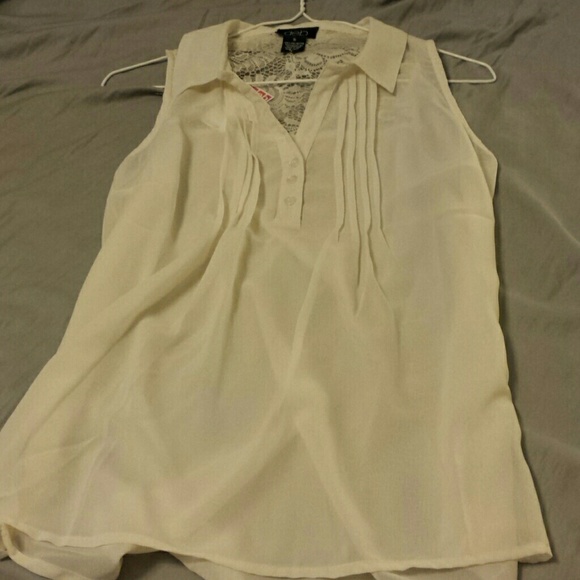 White Sheer Blouse