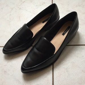 F21 fancy pointed loafers