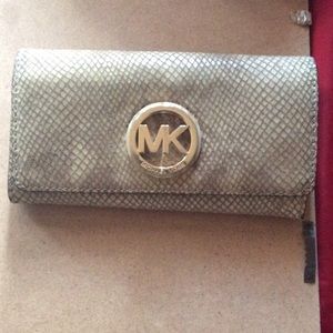 Mk wallet snakeskin