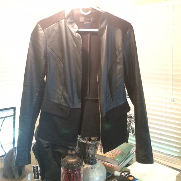 Leather and cotton black Kardashian kollection
