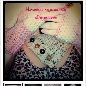 Handmade cowl basket weave neck warmer. Ready2ship