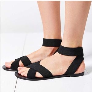 Urban outfitter black sandals
