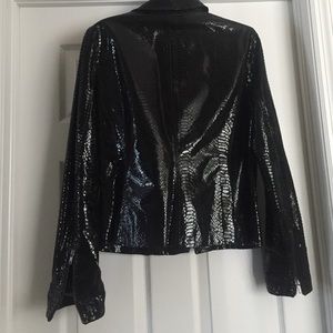 Cache real leather jacket