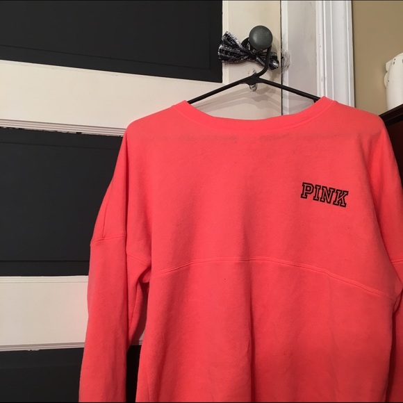 pink varisty crew
