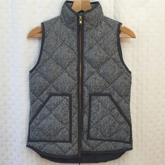 J. Crew Herringbone vest