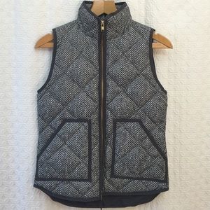 J. Crew Herringbone vest
