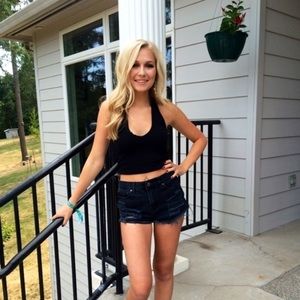 Forever 21 distressed shorts