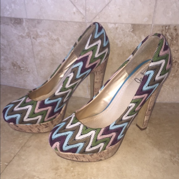 Lightly worn heels