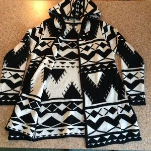 Hooded cardigan