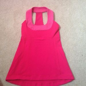 Lululemon active pink tank top!