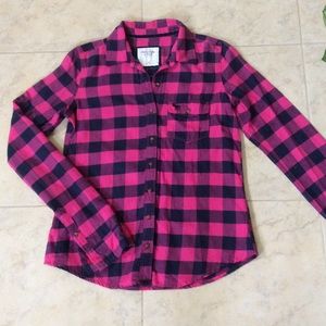 Abercrombie & Fitch Pink Flannel