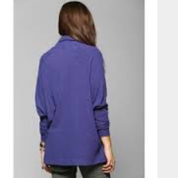 Ecote batwing knit cardigan purple xs - Picture 2 of 3