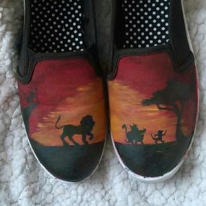Hand painted shoes