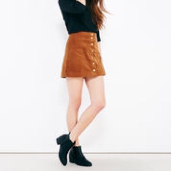 DONATED Corduroy Mini A Line Skirt