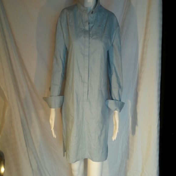 Link Landscape light denim blue casual dress