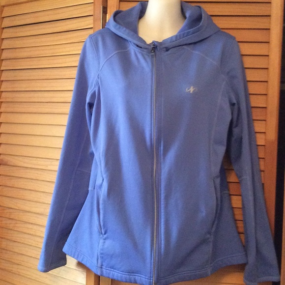 NORDIC TRACK ZIPPERED HOODIE JACKET