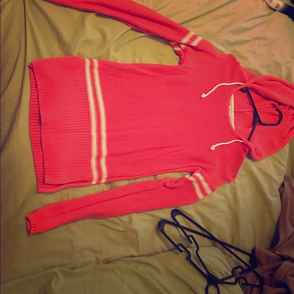 Knitted hoodie