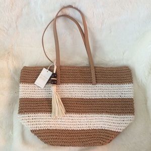 Pia Rossini "Resort Wear" zip beach bag