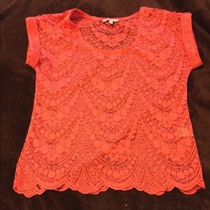 Pink lacy top!