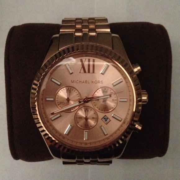 MENS MICHAEL KORS ROSE GOLD WATCH- MUST GO