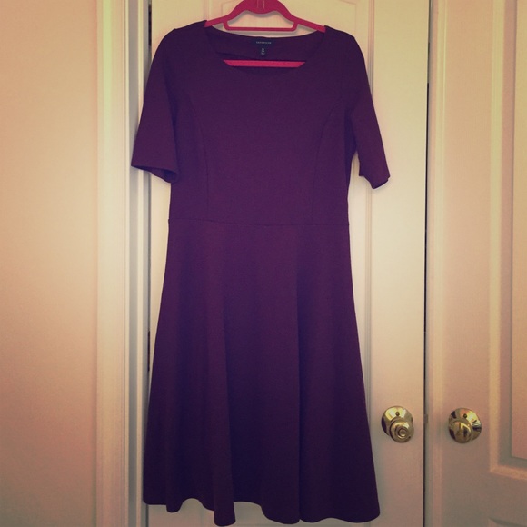 Lands End Swing Dress in purple