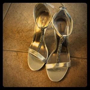 Madden girl silver heels