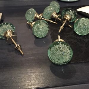 Bubble blue knobs brand new