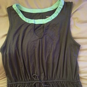 PLUS SIZE Merona turquoise key-hole long dress HOT