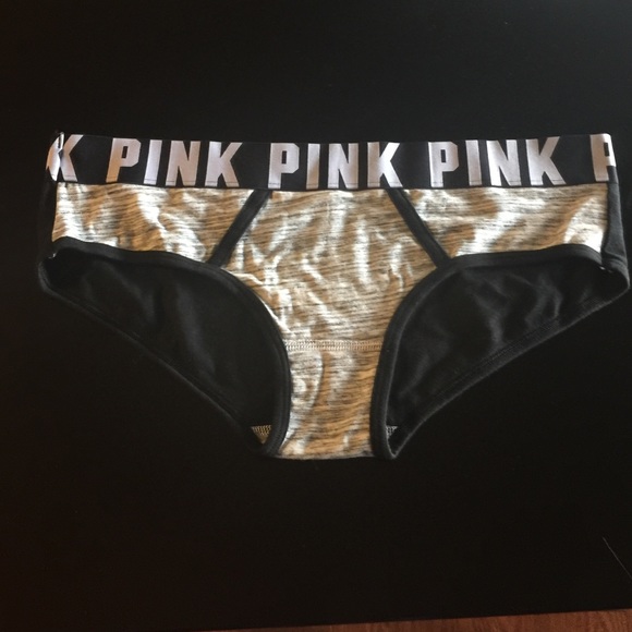 PINK victories secret logo band panties NWT