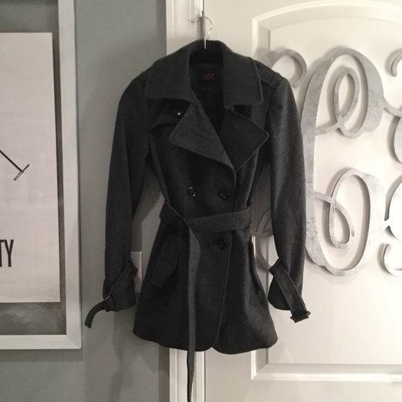 Forever 21 Grey Pea Coat