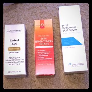 Beauty bundle hyaluronic acid serum and retinol