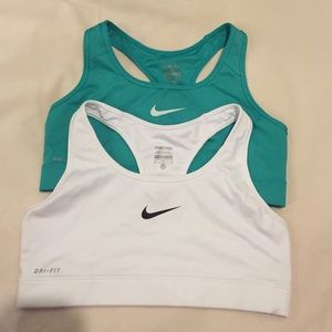 Two Nike Pro Sports Bras