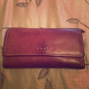 Fossil leather wallet