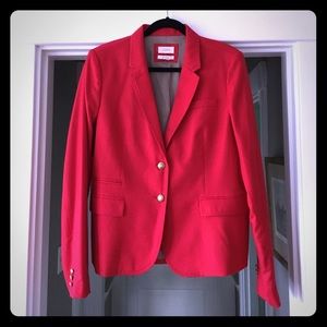 J Crew "Schoolboy" Red Blazer