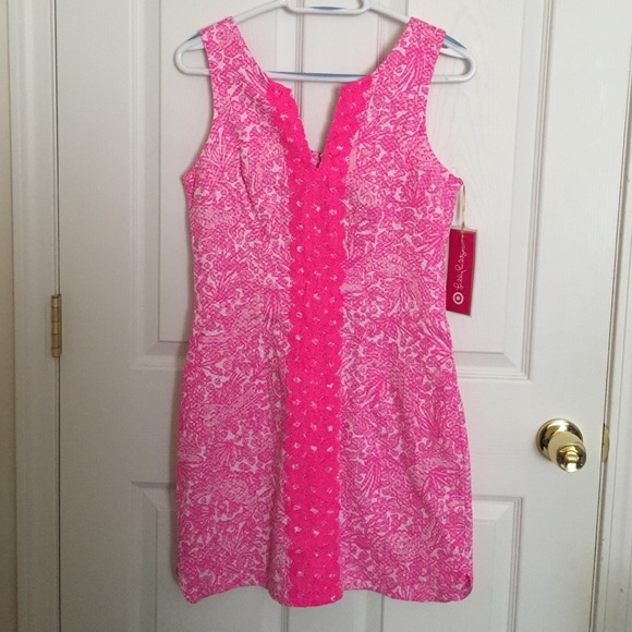 Lilly Pulitzer Pink See Ya Later Shift Dress