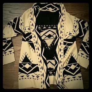 Aztec print sweater