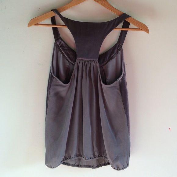 100% Silk Beaded Cami Tank - Picture 4 of 4