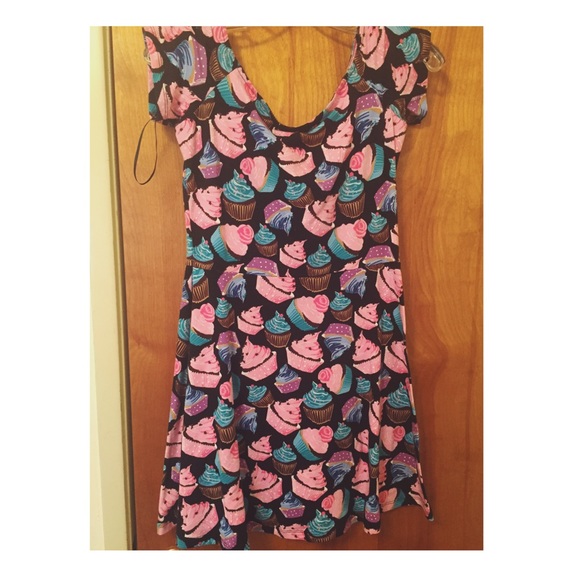 Cupcake themed skater dress
