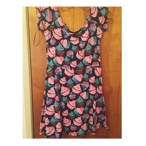 Cupcake themed skater dress