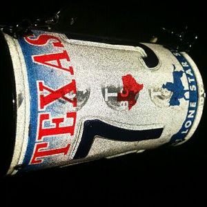 Texas license plate purse