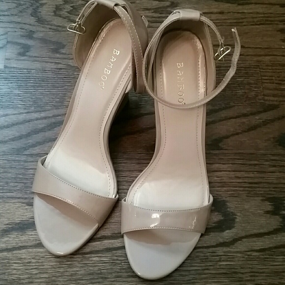 Nude Wedge Heels