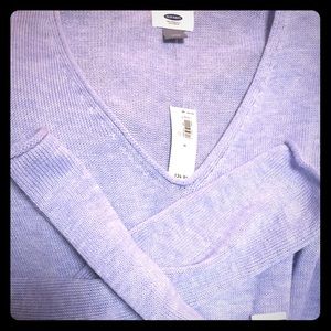 Light Blue V Neck Sweater