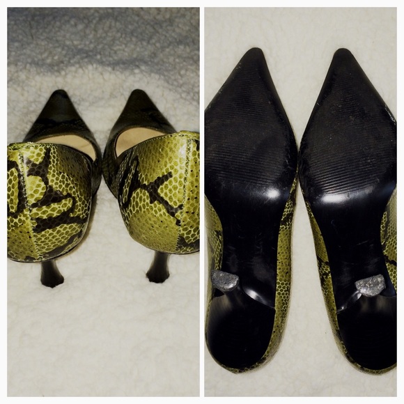 🔴Carlos Santana Leather Snakeskin Heel❗️3 @ $15❗️ - Picture 4 of 4