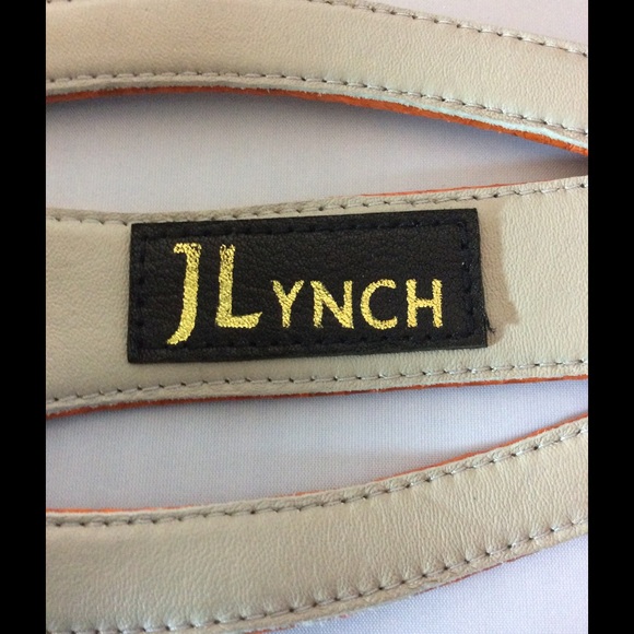 JLynch Orange Wide Cutout Belt